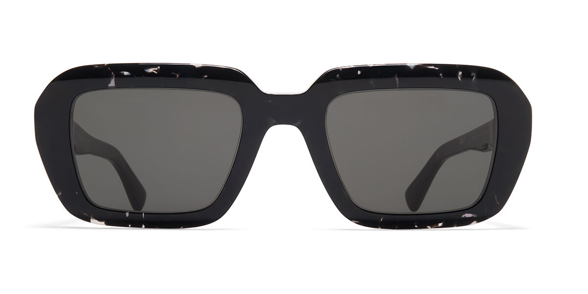 サングラス Mykita Mykita - NIMA - 715 c110 black havana shi Nima sunglasses C110-Black Tortoise/Shiny Silver