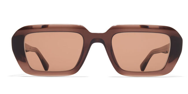 Mykita Nima 408 Rectangle C204-Maroon Red/Shiny Silver  display picture 1