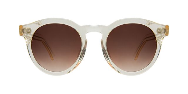 Illesteva Leonard II E L2-E92BRG Oval Transparent Champagne  display picture 3