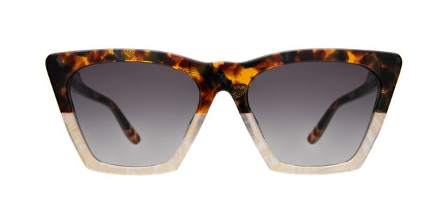 Illesteva Lisbon LSB36GRG Cat Eye Shiny Maple Bone Tortoise  display picture 3