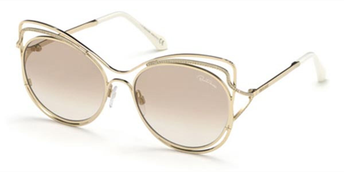 Roberto Cavalli Rc 1090 32g Sunglasses In Gold Smartbuyglasses Usa