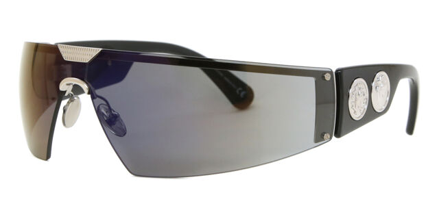 New ROBERTO CAVALLI Sunglasses with original case and RC lens cloth -Brown Roberto Cavalli RC 1120 16C Single Lens Silver Sunglasses  main image 2