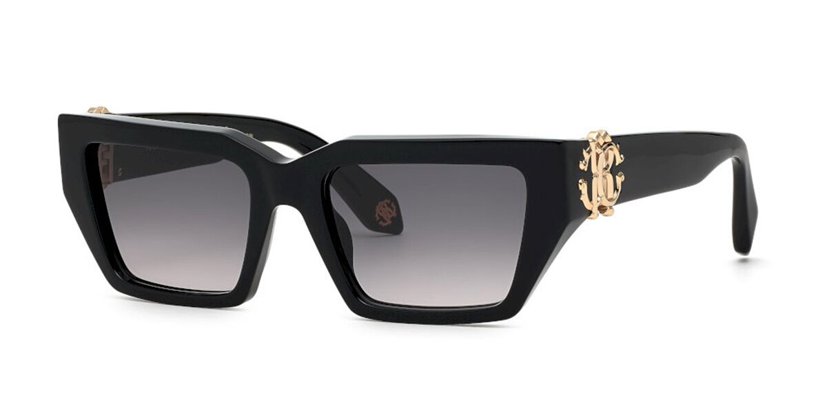 Roberto Cavalli Src016m 0700 Men's Sunglasses Black Size 55