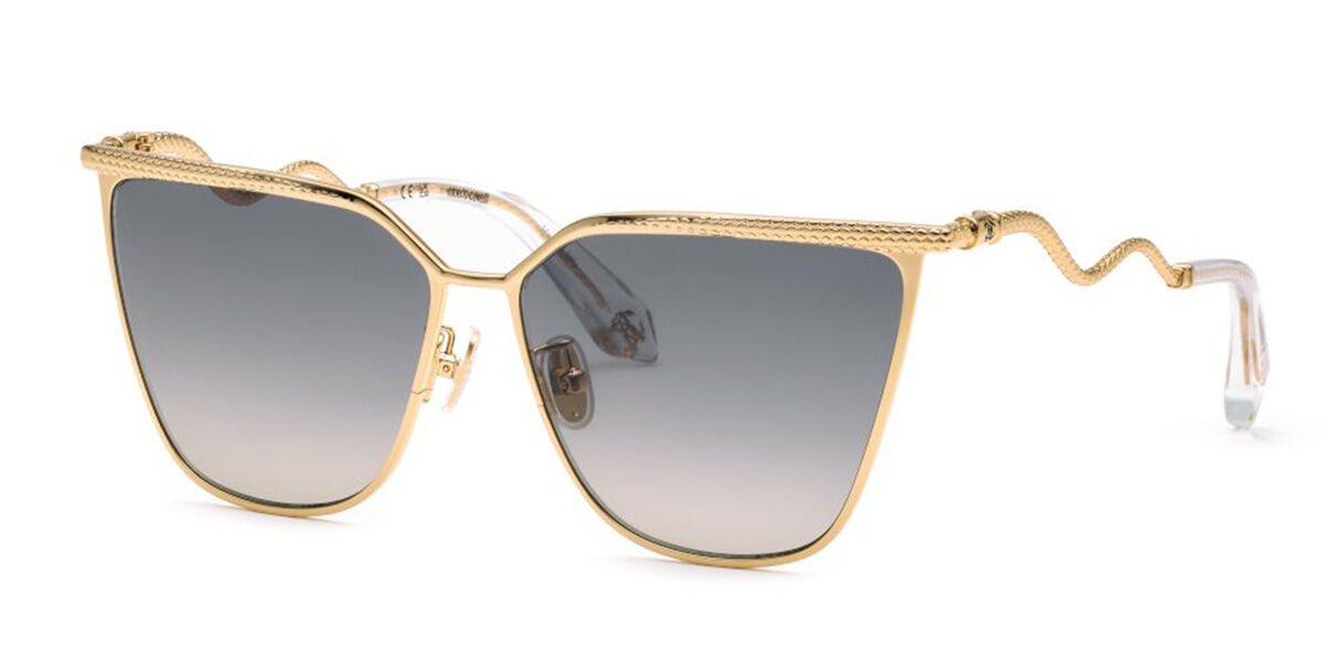 Roberto Cavalli Src133m 0300 Men's Sunglasses Gold Size 61