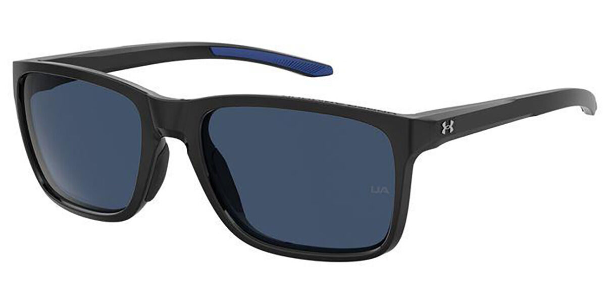 Photos - Sunglasses Under Armour UA 0005/S 807/KU Men's  Black Size 58 