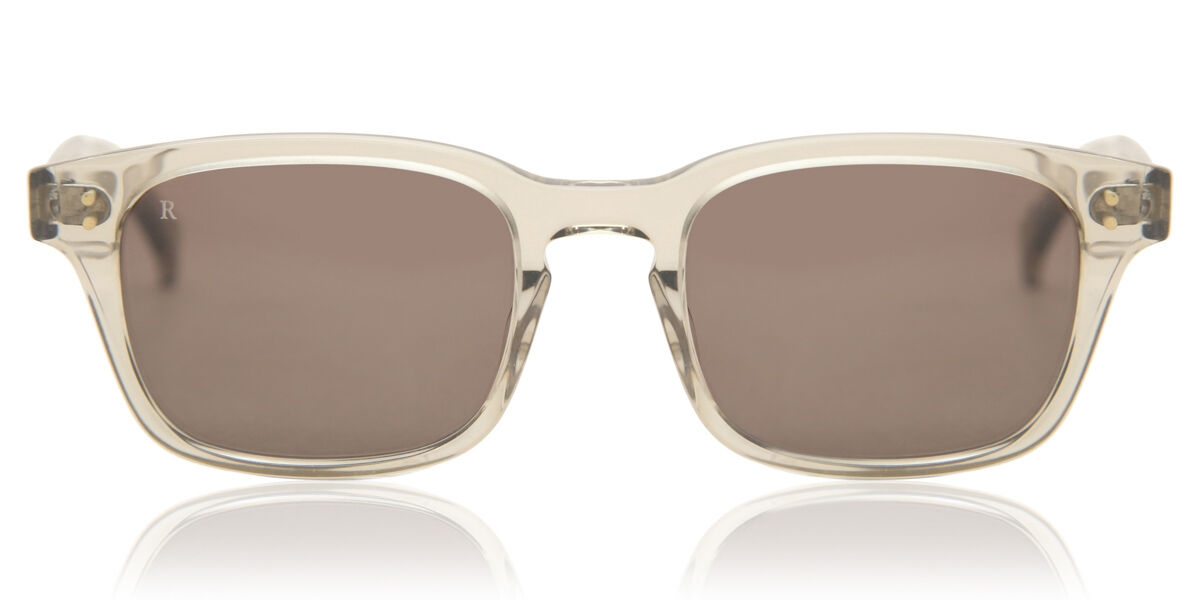 Raen DODSON Haze/Plum Brown Sunglasses Transparent Light Grey