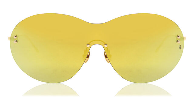 Sunday Somewhere IRIS Gold Shield Sunglasses Sunday Somewhere | Accessories | Sunday Somewhere Iris Gold  main image 4