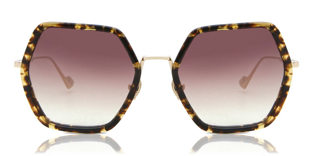 Sunday Somewhere ELIZABETH C1 Geometric Tortoise Sunglasses  display picture 1