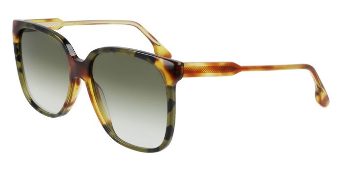 Victoria Beckham VB606S 215 Square Tortoise Sunglasses  display picture 1