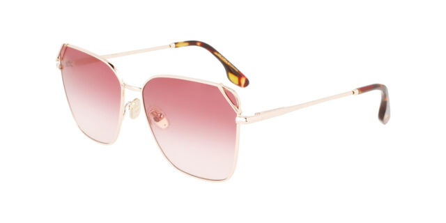 Victoria Beckham VB228S 770 Square Rose Gold Sunglasses  display picture 1