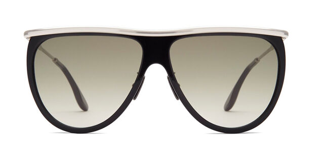 Victoria Beckham VBS155 C01 Pilot Black Silver Sunglasses  display picture 1