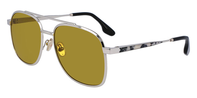 Victoria Beckham VB233S 040 Pilot シルバー サングラス  display picture 3