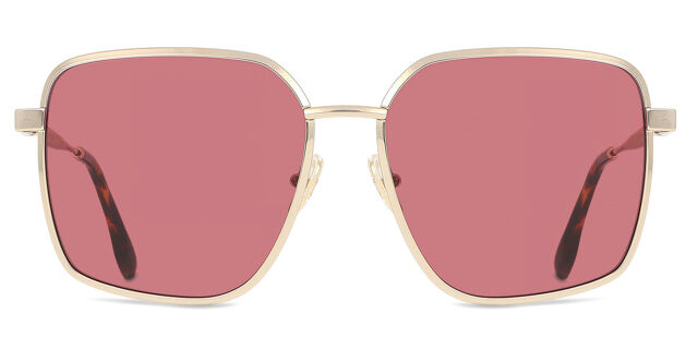 Victoria Beckham Pink and Gold Sunglasses Victoria Beckham Pink Aviator Sunglasses | Authentic  main image 4