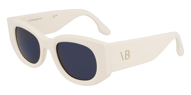 Victoria Beckham VB654S 103 Oval White Sunglasses  display picture 2