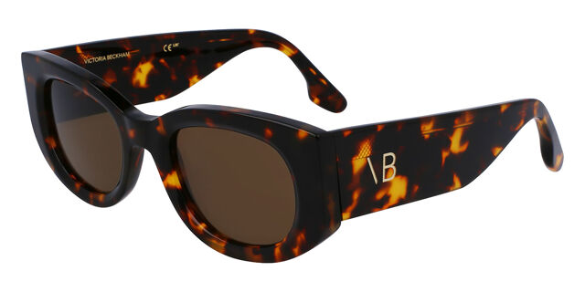 Victoria Beckham VB654S 234 Oval Dark Tortoise Sunglasses  display picture 3