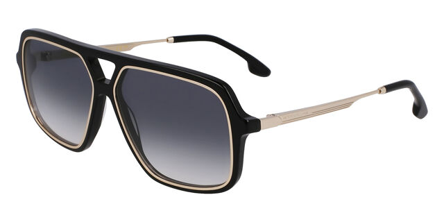 Victoria Beckham Sunglasses with Gold Frame and Black Lenses Victoria Beckham VB238S 723 Sunglasses - US main image 4