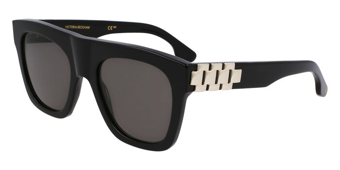 Victoria Beckham VB678S 001 Sunglasses Black Square Frame, Grey Lenses Kits.com -- Victoria Beckham VB678S main image 4