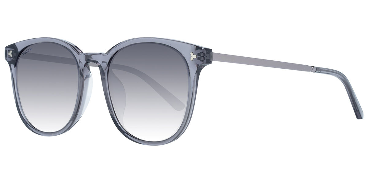 Bally BY0047K Asian Fit 20B Sunglasses in Transparent Grey