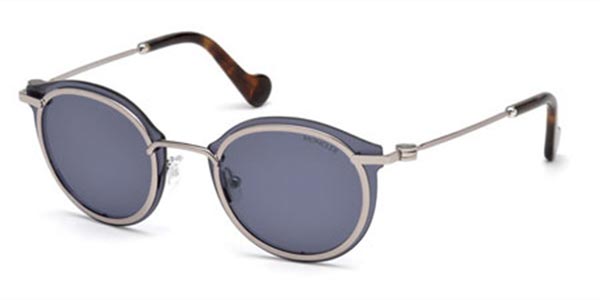 Moncler ML0018 14V Men's Sunglasses Grey Size 58