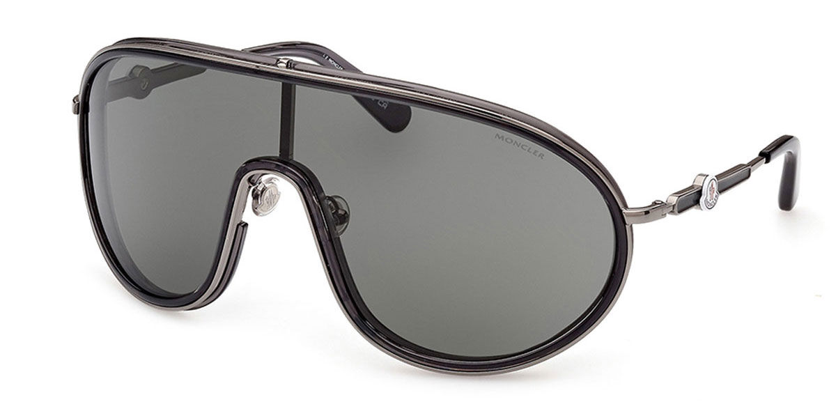 Photos - Sunglasses Moncler ML0222 01A Men's  Grey Size 142 