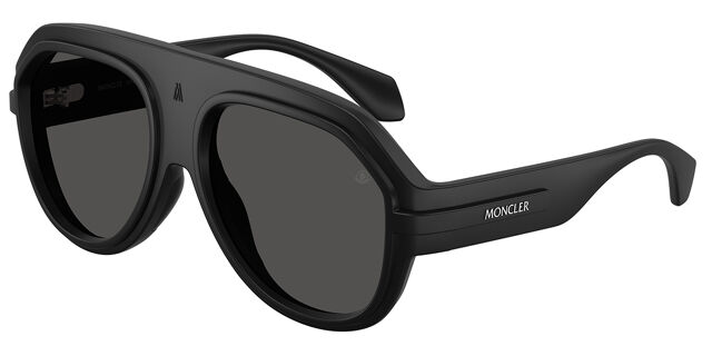 Moncler ME8012U FYNDER 500687 Pilot Matte Black Sunglasses  display picture 3