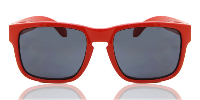 Lunettes De Soleil Alpina - Monture Blanche, Verres Marron Mirroir - Style Enveloppant - Occasion Homme