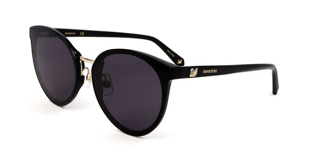 Swarovski SK0294K Asian Fit 01A Cat Eye Black Gold  display picture 1