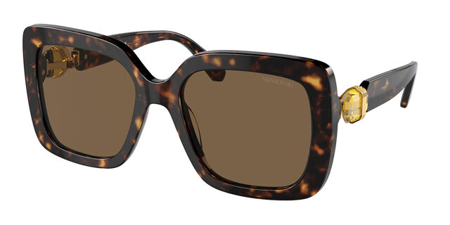 Swarovski SK6001 100273 Square Tortoise Sunglasses  display picture 2