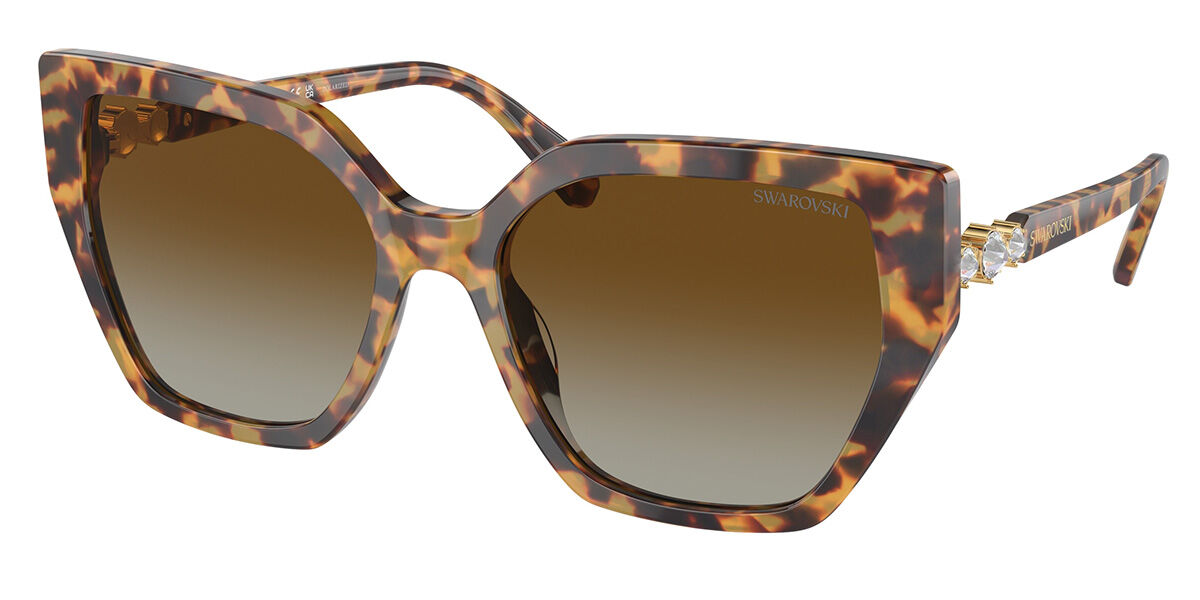 Swarovski SK6016F Asian Fit 1004T5 Women's Sunglasses Tortoiseshell Size 57