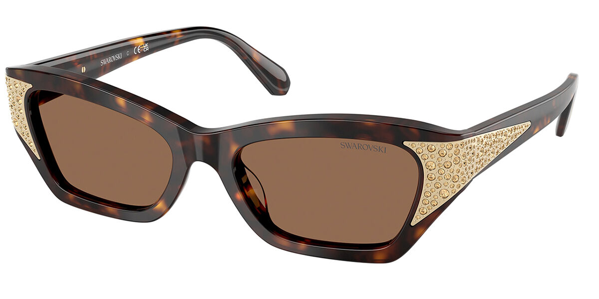 Swarovski SK6029 100273 Women's Sunglasses Tortoiseshell Size 50