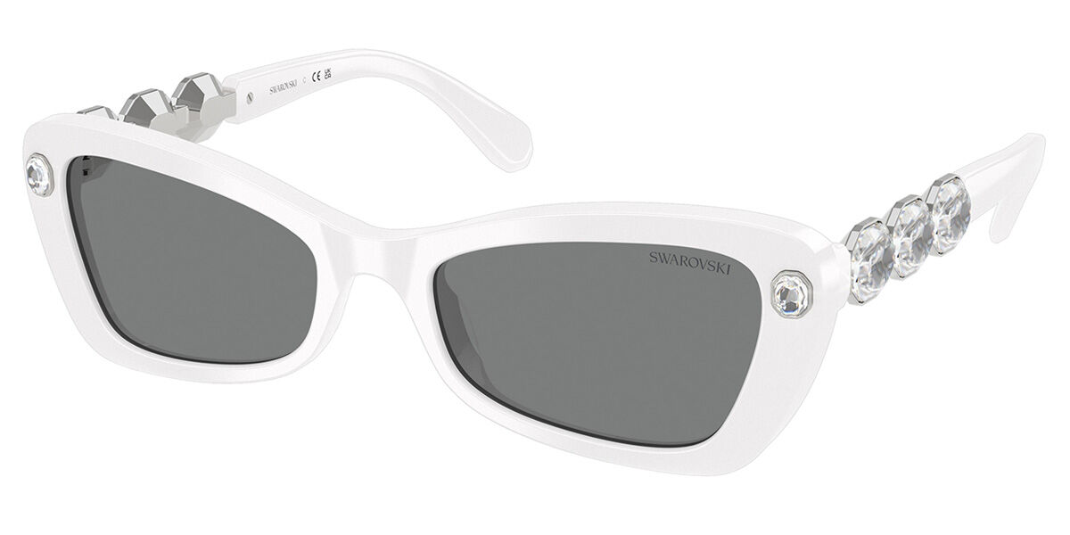 Swarovski SK6033 105087 Women's Sunglasses White Size 54