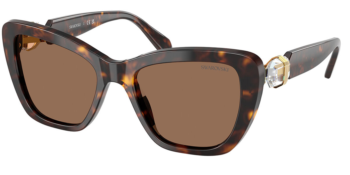 Swarovski SK6018 100273 Tortoiseshell Dames Zonnebril