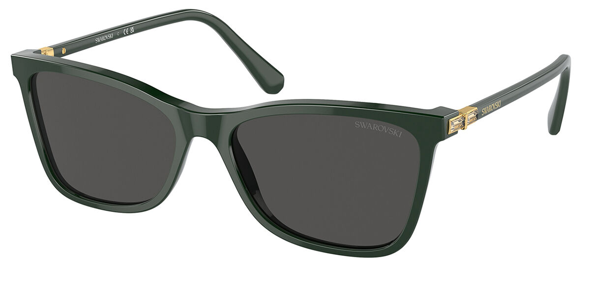 Swarovski SK6004 102687 Women's Sunglasses Green Size 55