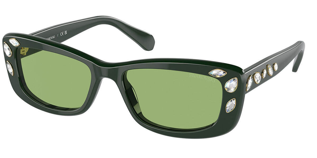 Swarovski SK6008 1026/2 Groene Dames Zonnebril