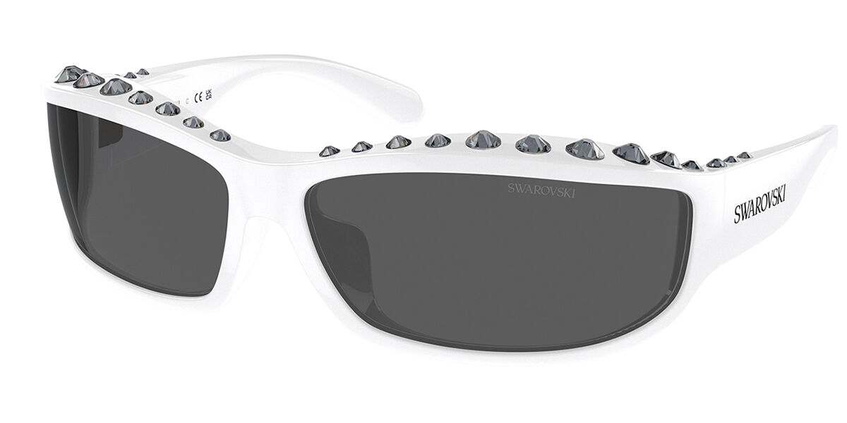 Swarovski SK6009 102987 Women's Sunglasses White Size 73