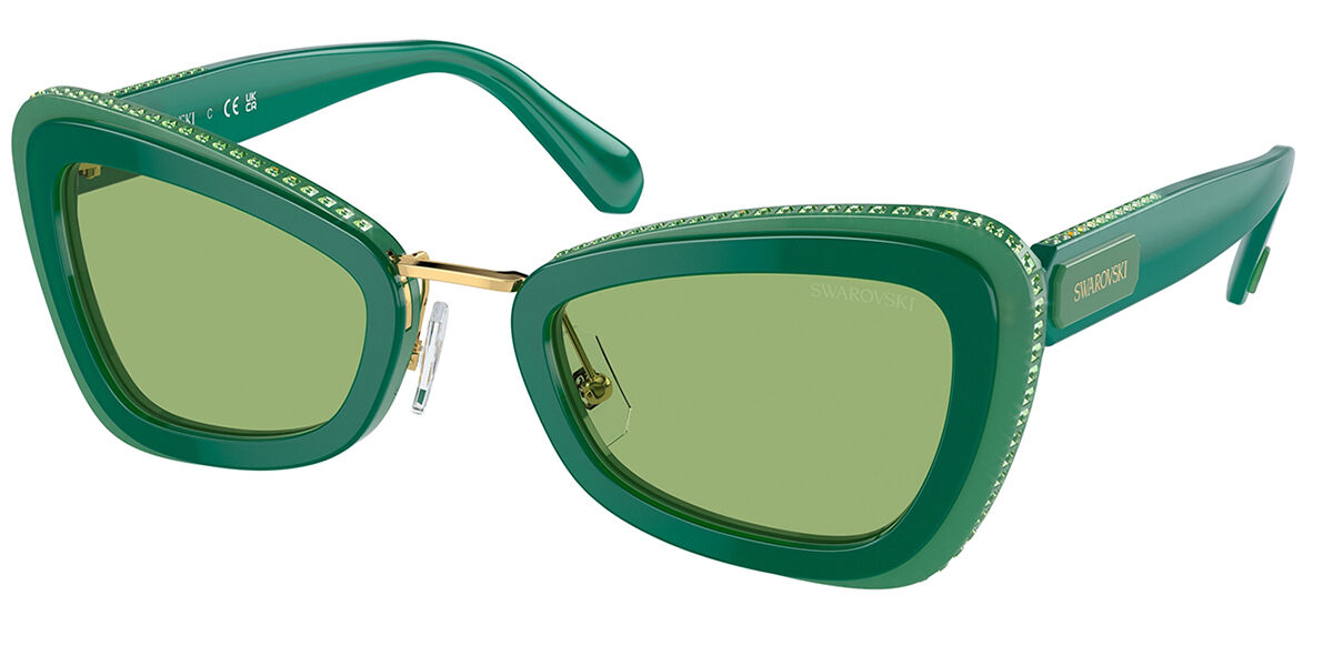 Swarovski SK6012 1014/2 Groene Dames Zonnebril