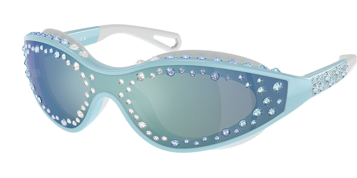 Swarovski SK6024 105255 Women's Sunglasses Blue Size 142