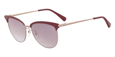 Longchamp LO107S 602 Oval Wine Burgundy Sunglasses 