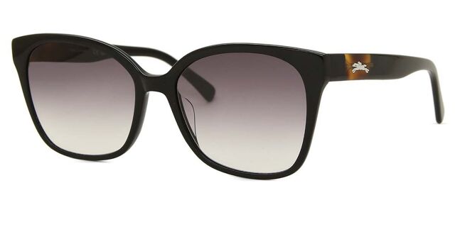 Longchamp LO657S 001 Square Black Sunglasses 