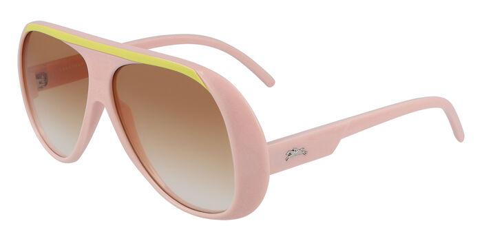 Longchamp LO664S 001 Pilot Black/Silver Sunglasses  display picture 1