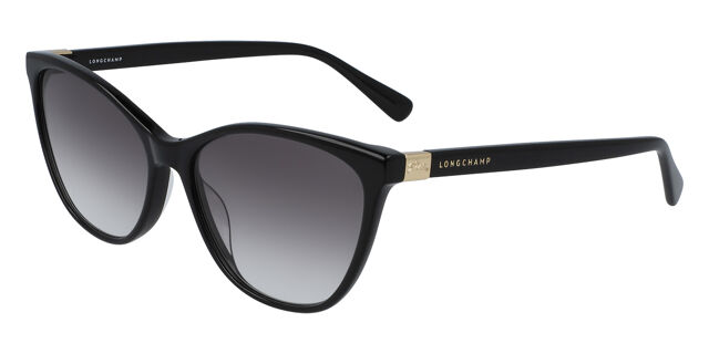 Longchamp LO659S 001 Cat Eye Shiny Black Sunglasses  display picture 1