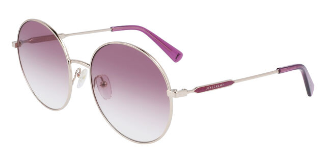 Longchamp LO143S 773 Round Gold Purple Sunglasses  display picture 3