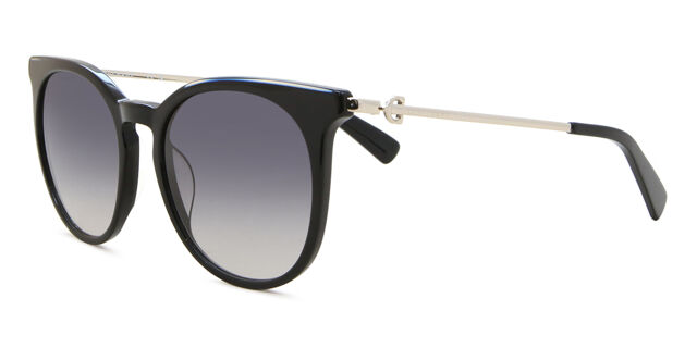 Longchamp Sunglasses LO693S-001-52 New with tags Longchamp LO693S 001 Oval Black Sunglasses | SmartBuyGlasses US main image 3
