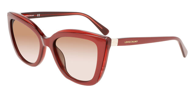 Longchamp LO695S 600 Butterfly Shiny Red Sunglasses  display picture 1