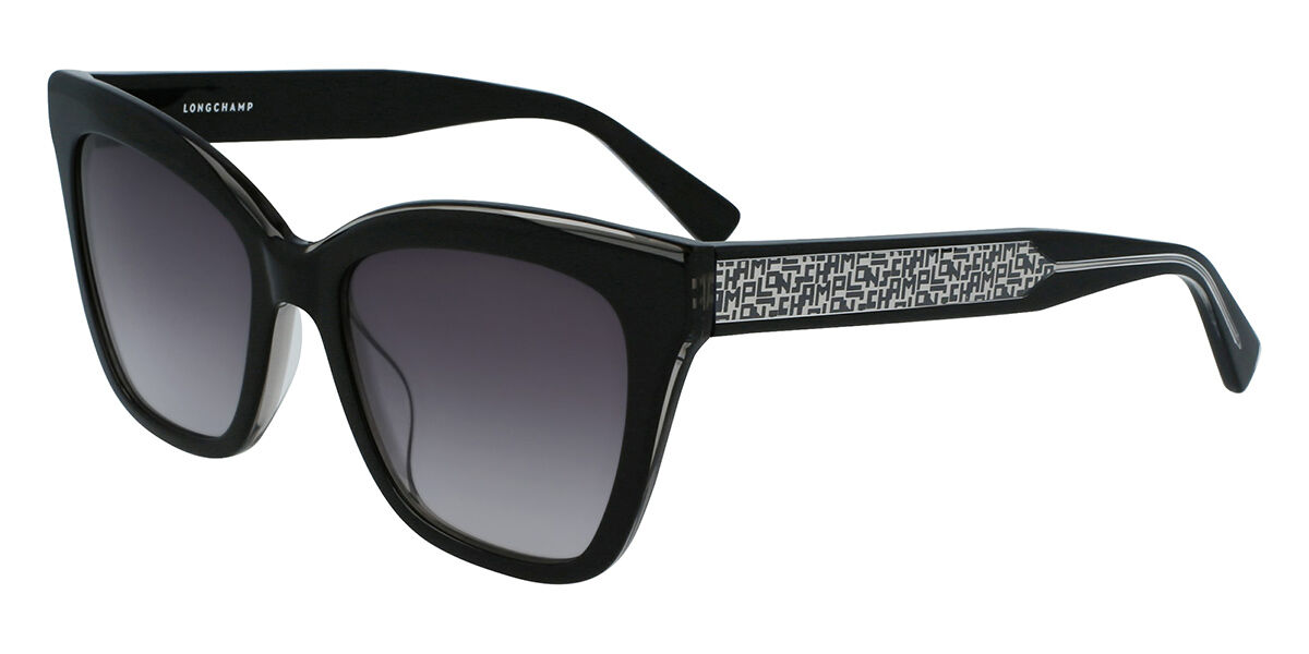 Photos - Sunglasses Longchamp LO699S 001 Men's  Black Size 53 