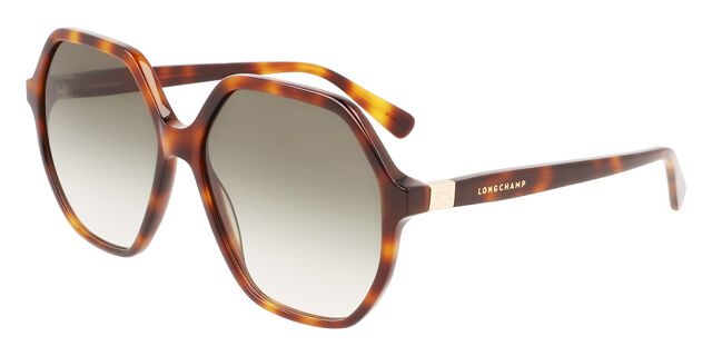 Longchamp LO707S 230 Square Tortoise Sunglasses 