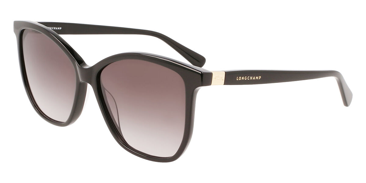 Photos - Sunglasses Longchamp LO708S 001 Men's  Black Size 57 