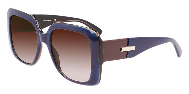 Longchamp Brown and Blue Sunglasses LO760S Sunglasses - Longchamp Authorized Retailer  main image 3