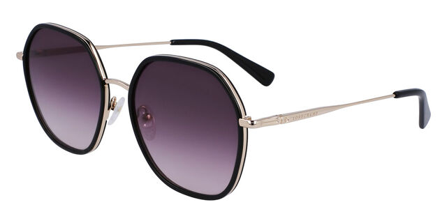 Longchamp LO163S 728 Geometric Gold Black Sunglasses  display picture 3