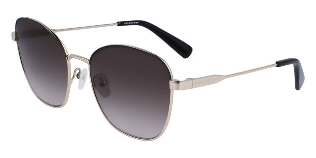 Longchamp LO164S 728 Square Gold Top Black Sunglasses  display picture 3